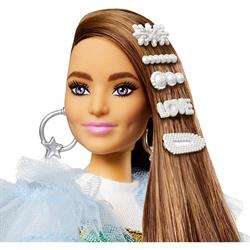 barbie-extra-tyl-cardigan-og-regbue-kjole-haarspaender