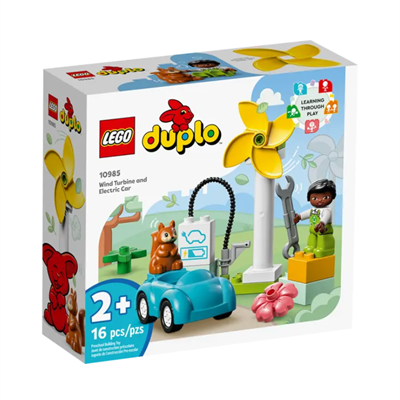 LEGO DUPLO - Vindmølle og Elbil