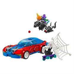 LEGO Marvel - Spider-Mans Racerbil Og Venom Green Goblin Indhold