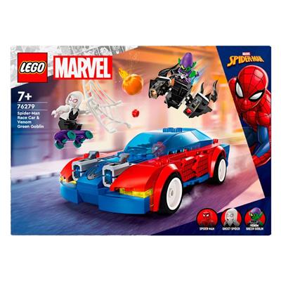 LEGO Marvel - Spider-Mans Racerbil Og Venom Green Goblin