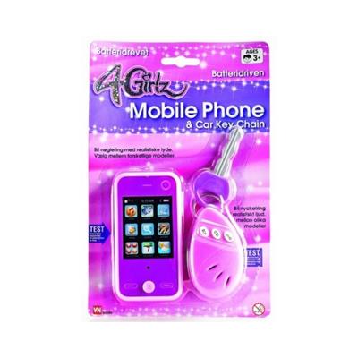 4-girls-mobil-samt-bilnoegle-med-lyd
