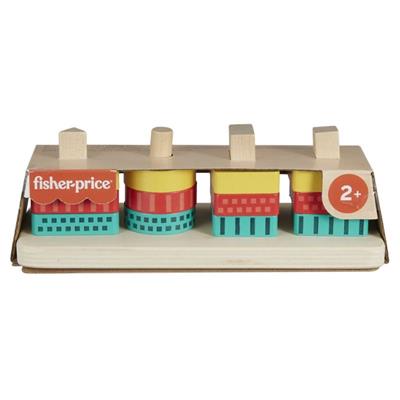 Fisher Price - Wood Shape Stacker