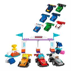LEGO Duplo - F1-Teams Med Racerbiler Og Kørere model