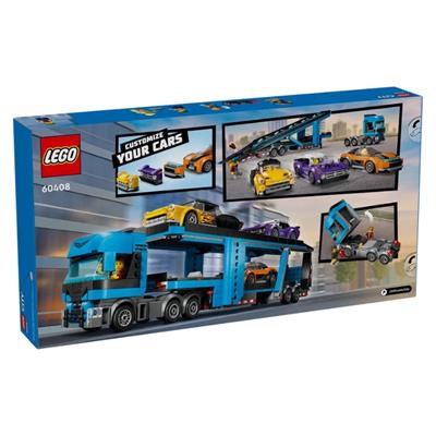 LEGO City- Lastbil Med Sportsvogne