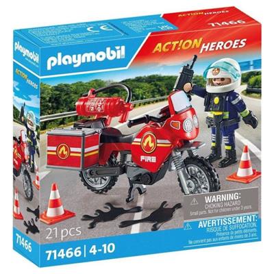 Playmobil - Brandmotorcykel ved ulykkesstedet