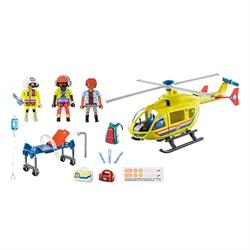Playmobil City Life - Redningshelikopter indhold