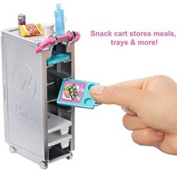 Barbie - Dream Flyvemaskine med Pilot Dukke snackvogn