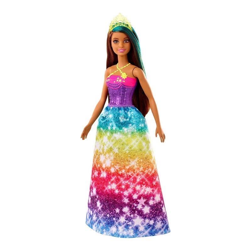 progressiv Skur pude Barbie Dreamtopia prinsesse med mørk og grønt hår