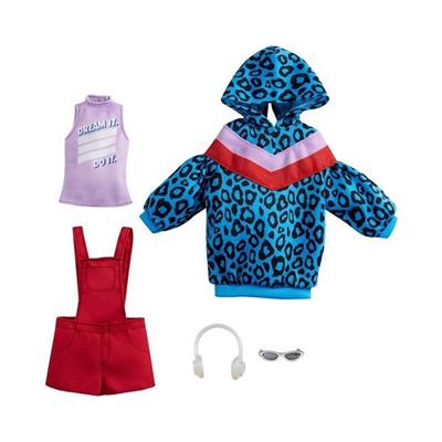 barbie-toej-blaa-hoodie-med-dyre-print