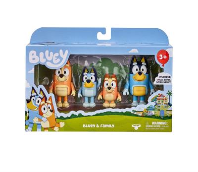 Bluey - Figure 4pk