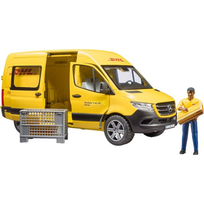 Bruder - MB Sprinter DHL Varevogn m. Chauffør