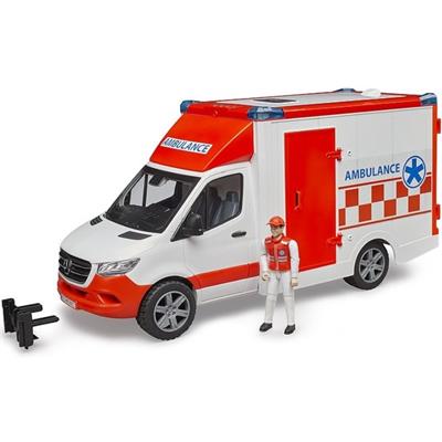 Bruder - Mercedes Benz Ambulance med chauffør