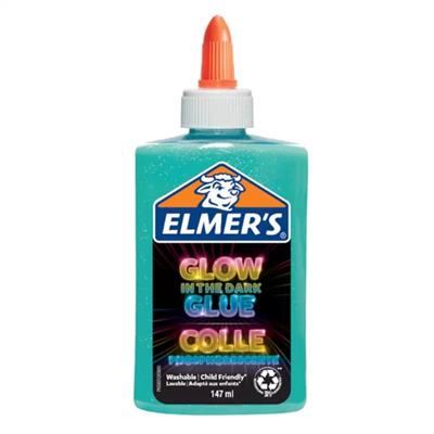 Elmers - Klar Lim Glow Blå (147 ml)