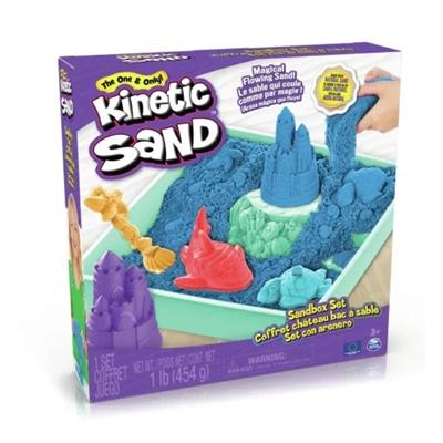 Kinetic Sand - Sandbox Sæt (Blå)