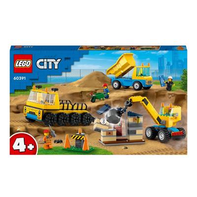LEGO City - Entreprenørmaskiner Og Nedrivningskran æske
