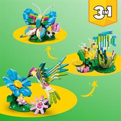 LEGO Creator 3-i-1 - Vilde Dyr: Farverig Kolibri indhold
