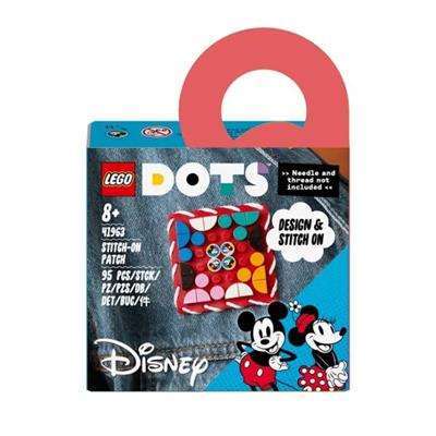 LEGO DOTS - Mickey Mouse og Minnie Mouse påsyningsmærke