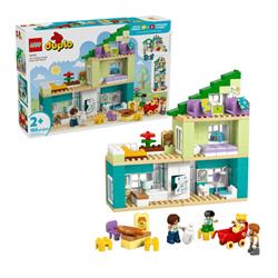LEGO Duplo - 3-i-1 Moderne Familiehus med Figurer indhold