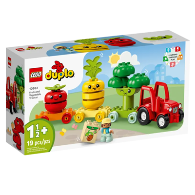 LEGO DUPLO -  Traktor m. Frugt og Grøntsager