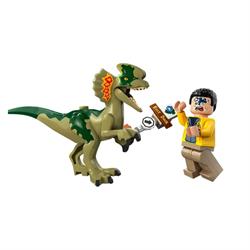 LEGO Jurassic World - Dilophosaurus Baghold Figurer