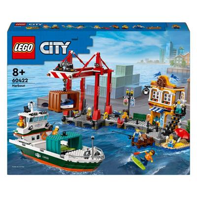 LEGO City - Havnefront Med Fragtskib