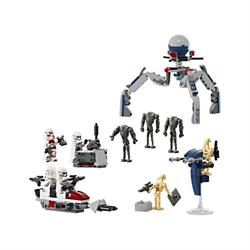 LEGO Star Wars - Battle Pack Med Klonsoldater Og Kampdroider Model