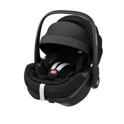 Maxi Cosi - Pebble 360 Pro (Essential Black) forfra med skygge