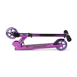 outsiders-premium-scooter-med-krom-hjul-lilla-foldet
