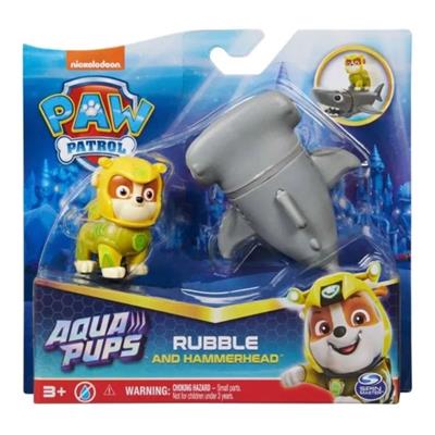 Paw Patrol - Aqua Pups Rubble og Hammerhaj