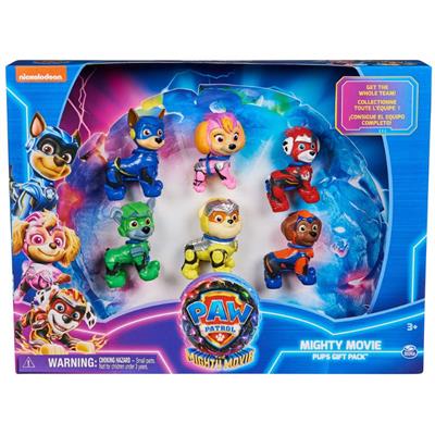 Paw Patrol - 6 pak Figursæt (Paw Patrol 2 - Superfilmen)