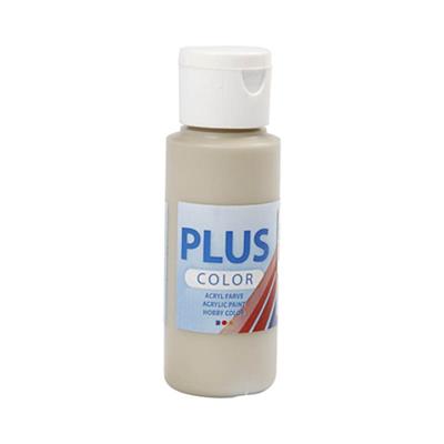 Plus Color hobbymaling - Grå Beige (60 ml)