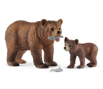 Schleich - Grizzly Bear Mother With Cub (42473)