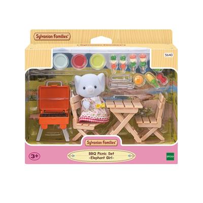 Sylvanian Families - Picnic Sæt med Elefant Pige (5640)