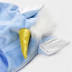 udkladningstoej-til-boern-2-4-aar-blaa-enhjoerning-kappe-horn