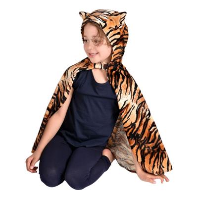 Udklædnings Kappe: Tiger (98 - 128)