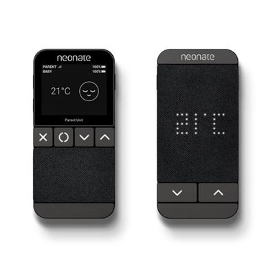 Neonate n65 er en norskudviklet babyalarm med split-skærm Neonate Babyalarm N65 Black