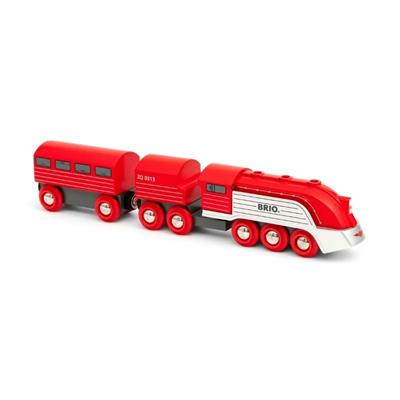 BRIO lyntog rød