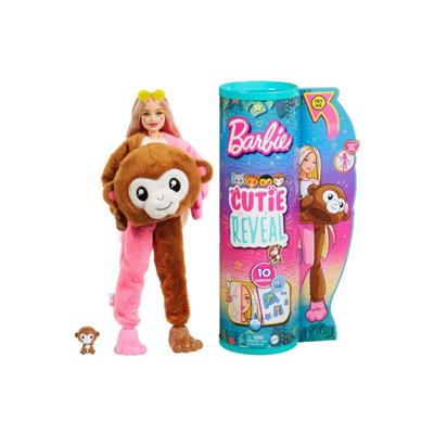 Barbie-cutie-reveal-dukke-med-abe-kostume Barbie Cutie Reveal - Dukke med Abe Kostume