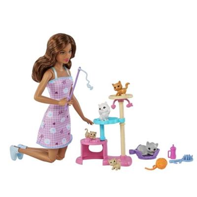 Barbie-kitte-condo-med-dukke-og-kaeledyr Barbie - Kitty Condo med Dukke og Kæledyr