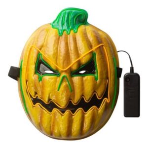 Græskar maske med LED lys