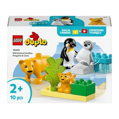 LEGO Duplo - Vilde Dyrefamilier Pingviner Og Løver