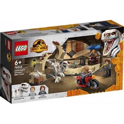 LEGO-Jurassic-World-Atrociraptor-dinosaur-motorcykeljagt1