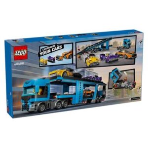 LEGO City- Lastbil Med Sportsvogne