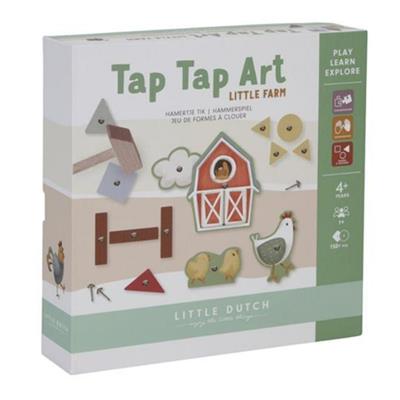 Little-dutch-taptap-spil-lf Little Dutch - Kreasæt Tap Tap Art (Little Farm)