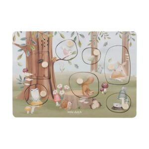 Little Dutch - Puslespil M Lyd Forest Friends