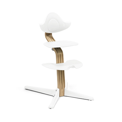 Hvid/Eg Exclusive Højstol Fra Stokke Nomi