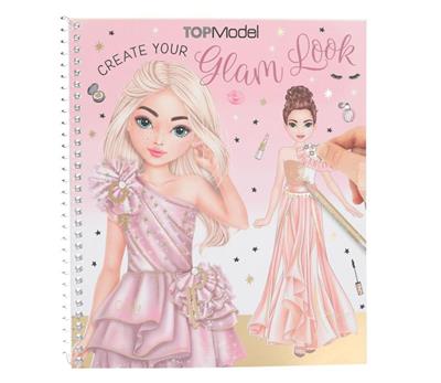 TOPModel-dressmeupstickersmalebog TOPModel - Dress Me Up Stickers Malebog