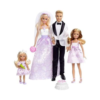 barbie-bryllups-saet-4-dukker