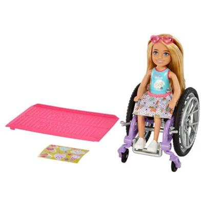 Barbie - Chelsea dukke (Med kørestol)