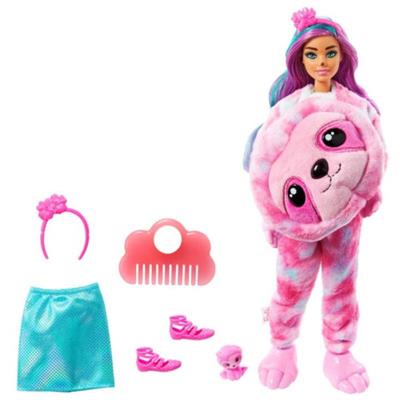 barbie-cutie-reveal-dovendyr Barbie Cutie Reveal - Dukke med Dovendyr kostume